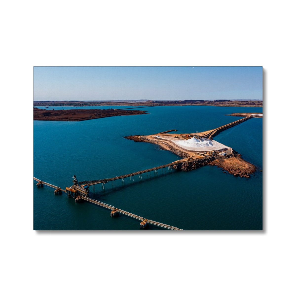 Dampier Salt - Rio Tinto - PP111 Canvas – Pilbara Prints