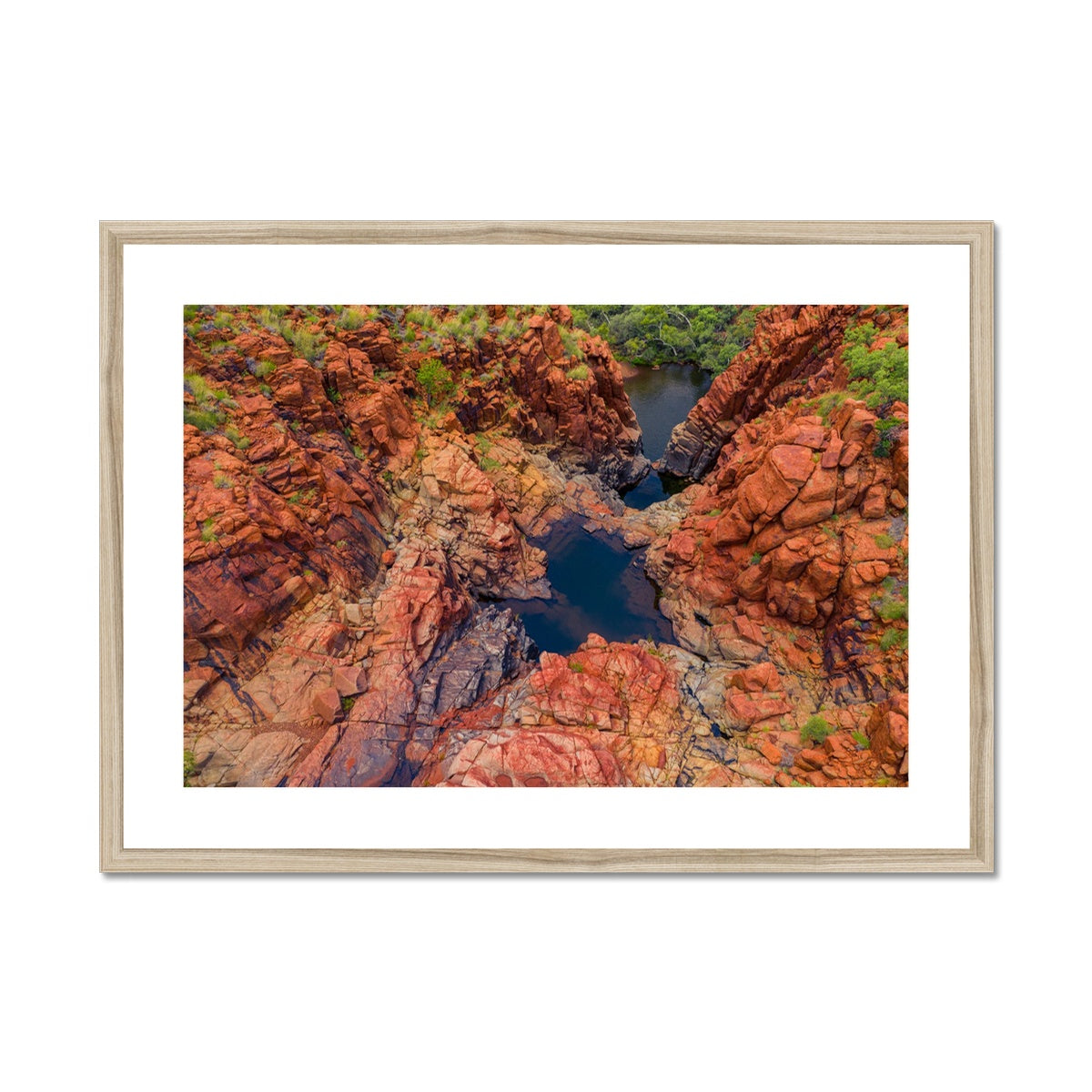 Python Pool Millstream Python Pool, Millstream Chichester National Park | Framed & Mounted ...
